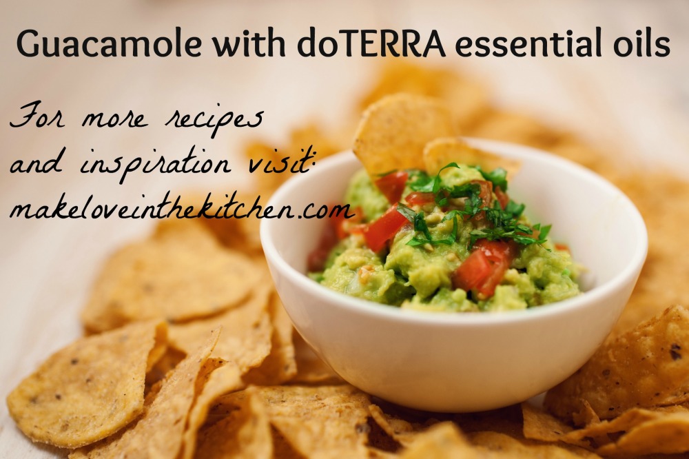 Guacamole with doTERRA essential oils. For more recipes and inspiration, visit: www.makeloveinthekitchen.com